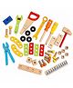 NESTA TOYS Wooden Tool Kit Without Box (39 Pcs) | Gift for Boys Age 3+