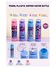 SANJARY 900 ml K-Pop Print Sipper Water Bottle with Straw, Leak-Resistant Flip Lid, Reusable Sports Bottle for School, Gym, Travel and Outdoor Activities color design may vary