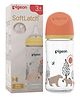 Pigeon Softlatch Glass Feeding Bottle Orange- 240 ml