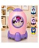 VGRASSP Space Theme Rocket Piggy Bank Toy For Kids With Number Code Lock - Portable Money Saving Return Gift Coin Box For Boys And Girls - Color May Vary