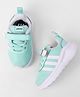 ADIDAS KIDS Ambroll Velcro & Lace Closure Sports Shoes - Sea Green & White