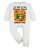 Arvesa Cotton Blend Knit Onam Theme Full Sleeves Its Time To The Grand Feast Onam Time Text Printed Romper - Classic White