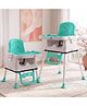 StarAndDaisy Munchkin Throne High Chair for Baby 2 in 1 Feeding Chair with Adjustable Double Tray 3 Point Safety Belt Footrest Anti Slip Feet Baby Chair for 0 to 3 Years