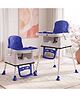 StarAndDaisy Munchkin Throne High Chair for Baby 2 in 1 Feeding Chair with Adjustable Double Tray 3 Point Safety Belt Footrest Anti Slip Feet Baby Chair for 0 to 3 Years