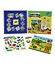 Toysaga Wooden Vegetables Puzzle for Kids with 4 Fun Learning Activities