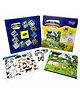 Toysaga Wooden Farm Animals Puzzle for Kids with 4 Fun Learning Activities