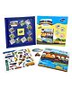 Toysaga Wooden Vehicle Puzzle for Kids with 4 Fun Learning Activities