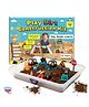 Lattooland Play Dirt Construction Set for Kids | Sensory Bin Activity Kit with Excavator, Bulldozer & Tools | Pretend Play & STEM Learning Toy | Fine Motor Skills & Creative Play | Ages 3-8 Years
