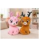 DPARANI Cute Deer Plush Soft Toy 30 Inch (76 cm) Soft Stuffed Cuddly Toy for Kids, Girls & Boys (Any 1 Colour)