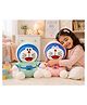 DPARANI Cute Cartoon Doraemon Soft Toy, Pink Plush Stuffed Toy for Kids, 33 cm, Soft Cuddly Toy for Boys & Girls( Any 1 random colour)
