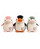 DPARANI Cute Penguin Soft Toy 20 cm, Plush Stuffed Cuddly Toy for Kids, Random Colour, Pink Black or Green