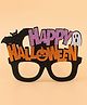 Glasses Free Size Halloween Theme Happy Halloween Bat & Ghost Applique - Black