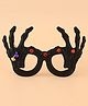 Glasses Free Size Halloween Theme Skeleton Bone Party Eyeglasses - Black