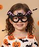 Glasses Free Size Halloween Theme Black and Purple Bat Mask Glasses - Black