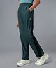 Technosport Knit Colour Blocked Track Pants - Green