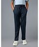 Technosport Knit Solid Track Pants - Navy Blue