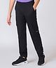 Technosport Woven Brand Name Printed Cargo Joggers - Black