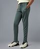Technosport Knit Brand Logo Printed Track Pants - Green