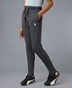 Technosport Knit Brand Logo Printed Track Pants - Grey