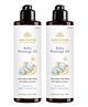 AREOVEDA Baby Massage Oil | Organic Cold-Pressed Oil | Massaging Strengthens Bones & Aids Sleep | Fights Germs - 200 ml (Pack of 2)