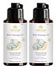 AREOVEDA Baby Massage Oil | Organic Cold-Pressed Oil | Massaging Strengthens Bones & Aids Sleep | Fights Germs - 50 ml (Pack of 2)