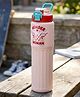Nayasa Hero-Sip 750ml Legends Forever DC Print Water Bottle | BPA Free Leak Proof Bottle with Dual-Sip | Flip Cap Sipper Bottle for Kids & Adults | Durable Travel Vacuum Flask | Beige