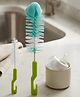 NEGOCIO Sponge Brush Cleaning the Cup Brush for Baby Bottles Cleaning Tools Baby Bottle Nylon Brush Set - PACK OF 1 - COLOR MAY VARY