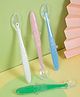NEGOCIO Bpa Food Grade Soft Animal Shape Healthy Infant Training Feeder Gift Feeding Silicone Baby Spoon - PACK OF 1 - COLOR MAY VARY