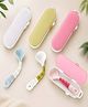 NEGOCIO Bendable Spoon Lightweight Cutlery for Feeding Adorable Training Tableware For Kids - PACK OF 1 - COLOR MAY VARY