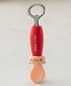 NEGOCIO Stainless Baby Spoon at Both Ends Scraping Fruit Puree Auxiliary Tools Complementary Food Spoon - PACK OF 1 - COLOR MAY VARY
