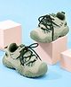 Cute Walk by Babyhug Velcro Closure Solid Sneakers - Green