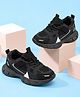 Cute Walk by Babyhug Velcro Closure Solid Sneaker Shoes - Black