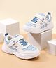 Cute Walk by Babyhug Velcro Closure Sneaker Shoes With Stripes - Blue