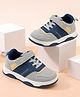 Cute Walk by Babyhug Velcro Closure Solid Sneaker Shoes - Grey