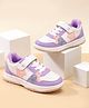 Cute Walk by Babyhug Velcro Closure Sneaker Shoes With Star Patch - Purple