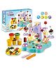 Muren Ice Cream Color Play-Dough Toy Set for Kids Ice Cream Maker Dough with Music Light Color-Multicolor(color May Vary)