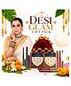 Parul Garg Beauty Desi Glam Gift Pack | Liquid Lipsticks, Black Kajal, Eyeliner, Bindi Patta, Nose Bindi & Potli
