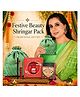 Parul Garg Beauty Festive Shringar Gift Pack for Women | Lipstick, Kajal, Liquid & Powder Sindoor, Bindi Patta & Potli