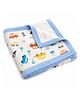 Teri Beri 6 Layer Muslin Baby Blanket for Newborn Baby Soft Breathable Cotton Quilt Baby Comforter for Crib, Stroller & Nursery (100 x 100 cm)