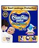 Mamypoko pants All night absorb| Pant Style Baby Diapers Small Size(S), 174 Count, (87x2) Ideal for 4-8 Kg|Wider Crisscross Sheet|12hr Leakage Protection| Prevents Heaviness.