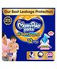 Mamypoko Pants Premium All Night Absorb| Pant Style Baby Diapers All night Absorption|Wider Crisscross SheetGentle Coco Care 12hr Leakage Protection Prevents Heavine X-Large (XL) - 104 Pieces