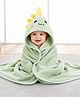 Teri Beri Baby Hooded Towel, Soft and Hypoallergenic Baby Bath Towels with Hood for Toddler Infant Newborn, Large and Absorbent Toddler Towels for Baby Boy Girl (31 x 31 inch) (Green)