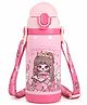 SANJARY Kids 2-in-1 Dual-Lid Vacuum Water Bottle, Cute Princess Design, Leakproof Insulated Drinking Flask with Straw, Wide Mouth, Carrying Strap color design may vary
