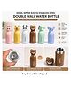 SANJARY 450ML Kids Animal Water Bottle, SUS316 Stainless Steel Double Wall Insulated Leak-Proof Bottle with Cute 3D Animal Design for School, Travel & Outdoor Use color design may vary