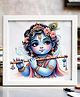 Little Lord Krisha 5X5 Inch Mini Table Frame (White)