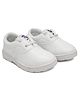 asian Solid Lace Up School Shoes - White