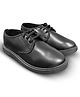 asian Solid Lace Up School Shoes - Black