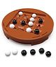 Enorme Rotating Track Chess Board Game for Kids & Adults | Interactive Strategy Puzzle Game with Rolling Black & White Balls