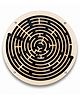 Enorme Indoor Wooden Handheld Labyrinth Round Maze Ball Puzzle Game for Kids & Adults