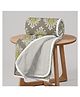 Divine Casa Single Bed Microfiber Dohar 120 GSM |Floral Printed Lightweight Blanket | Cream & Yellow | 210 x 140 cm